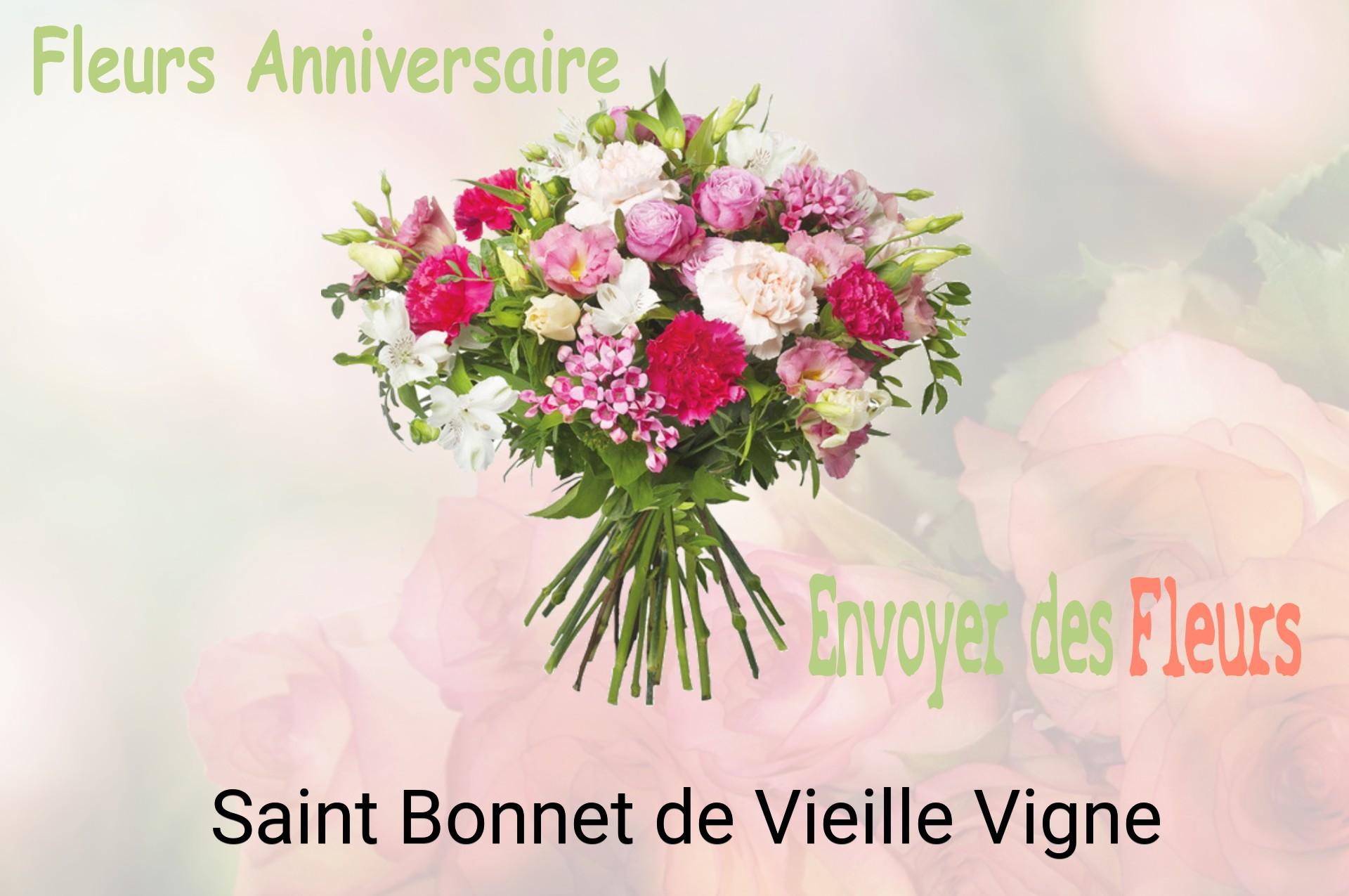 Bouquet de fleurs d’anniversaire livré à Saint-Bonnet-de-Vieille-Vigne