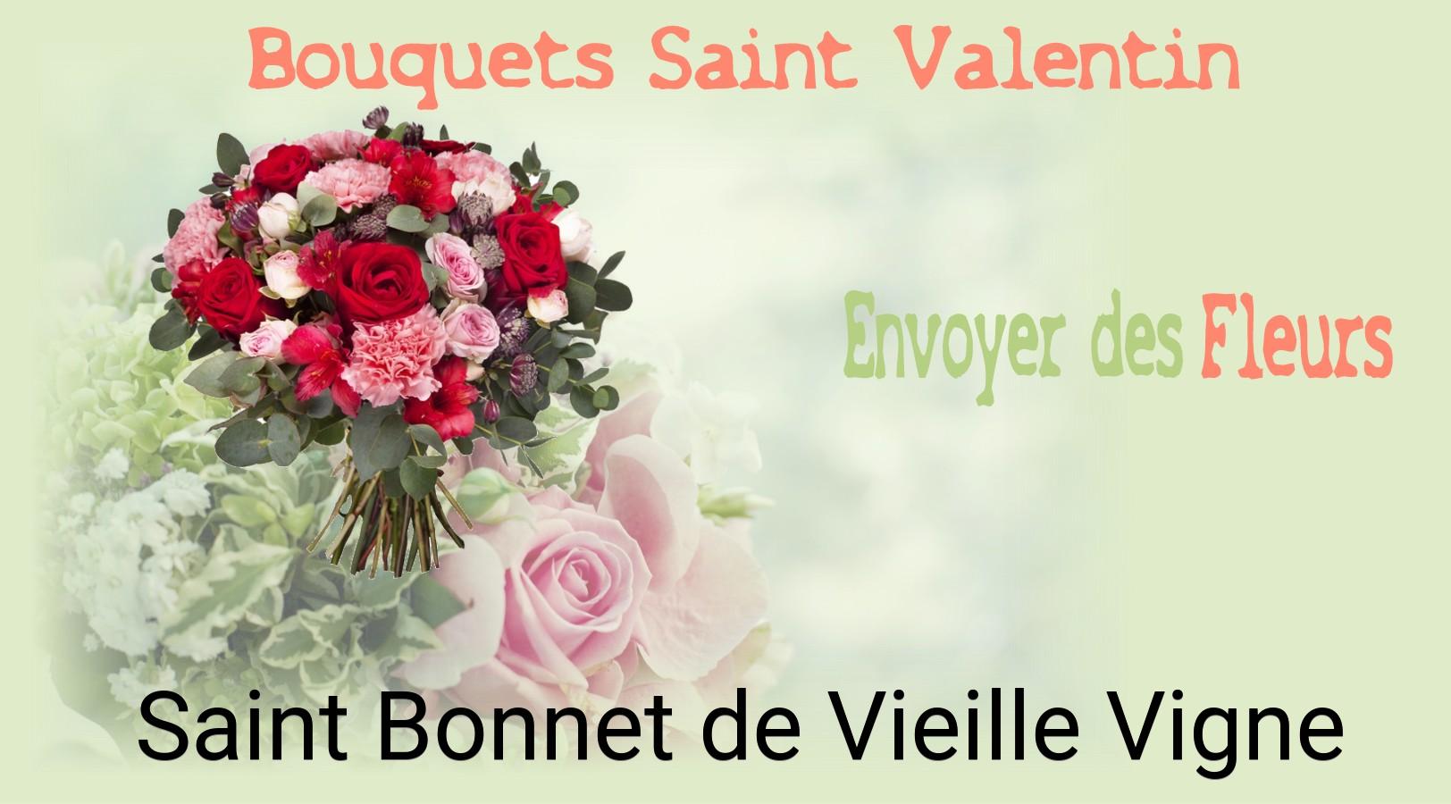 Roses de Saint-Valentin livrées à Saint-Bonnet-de-Vieille-Vigne